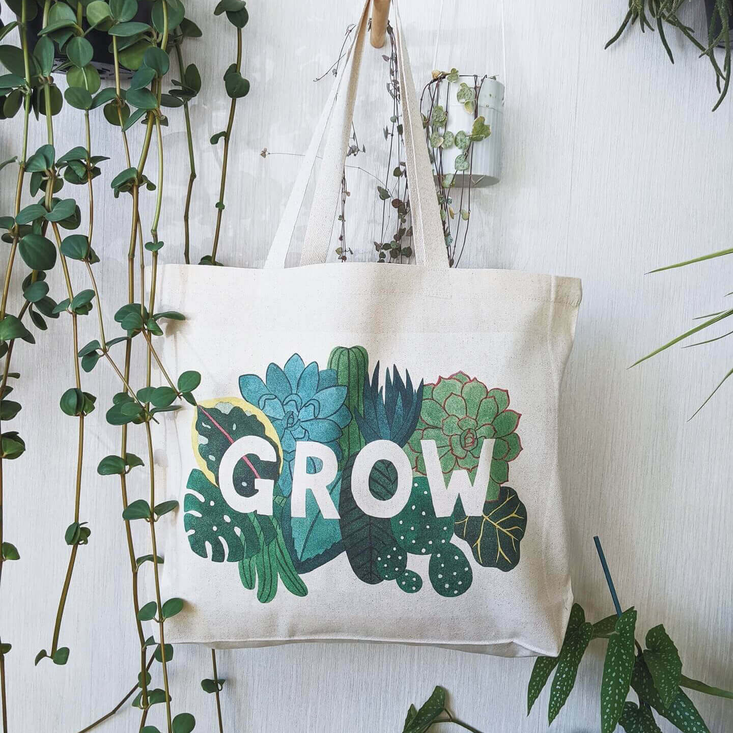 New product: GROW shopper tote bag