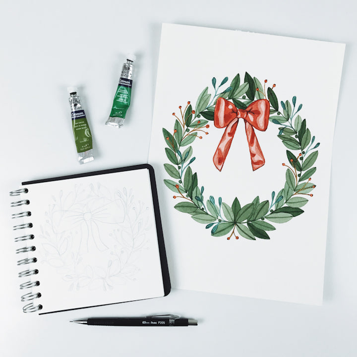 My daily art in December