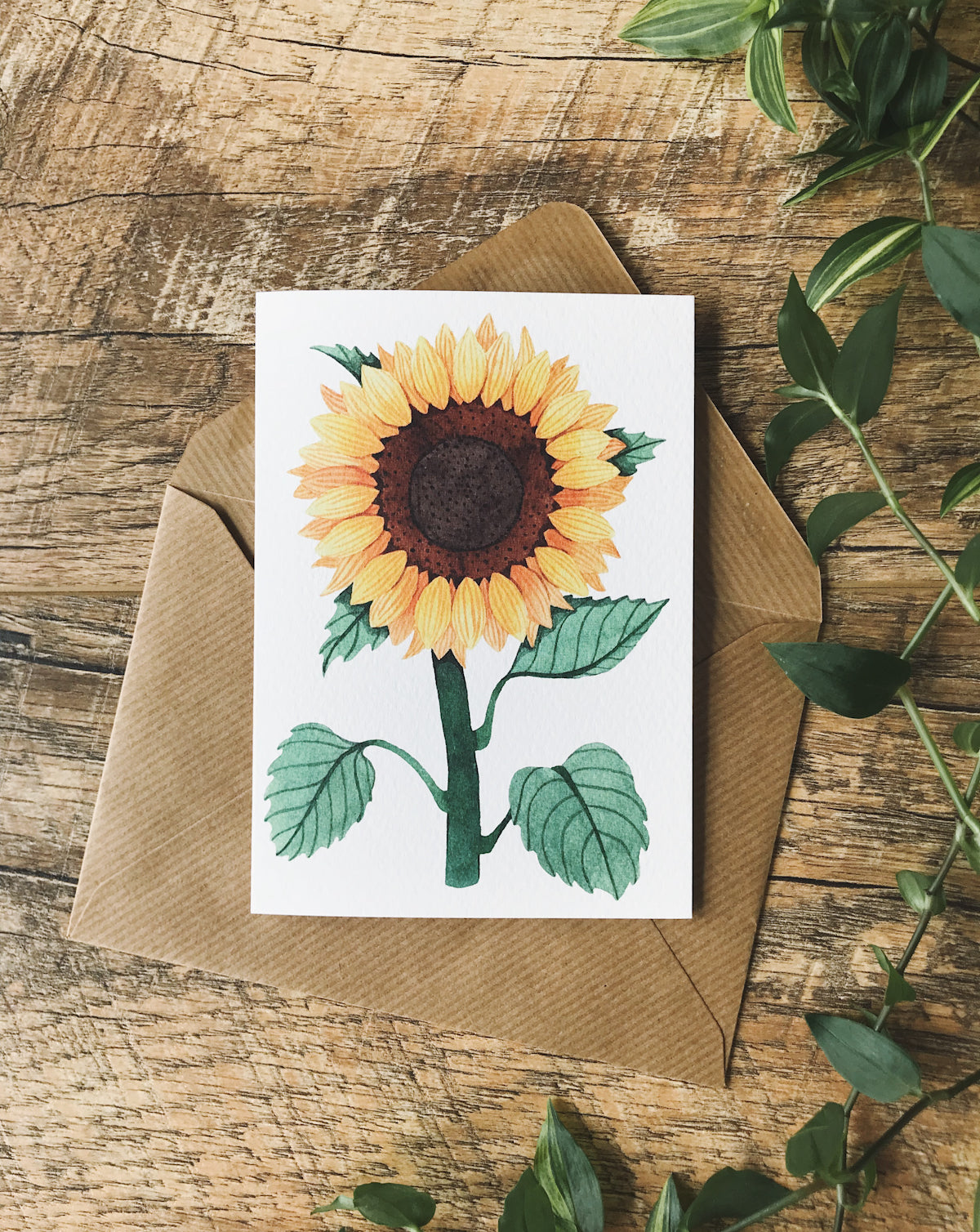 Sunflowers Yard Cards- UV High resolution Coroplast printing. high quality HALF SHEET